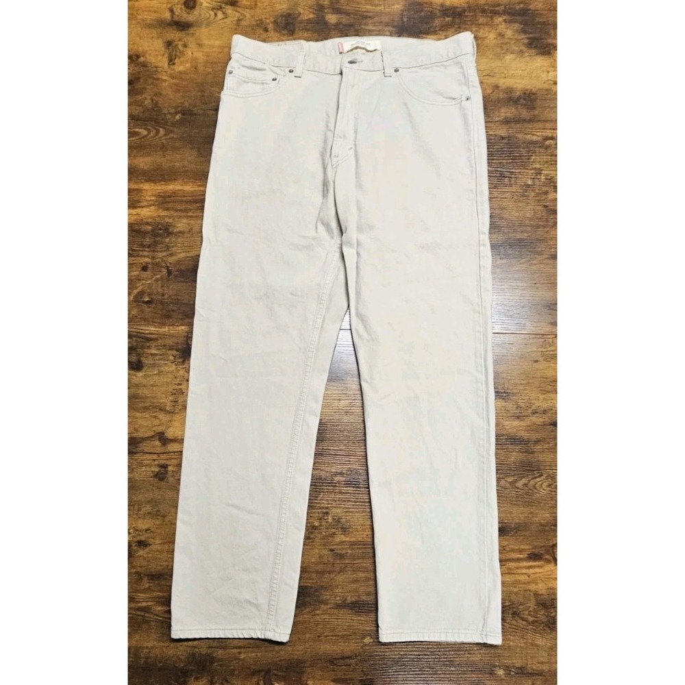 Vintage 2003 San Antonio Levi's 505 Made in USA Rare Year‎ Light Tan Jeans 36x32